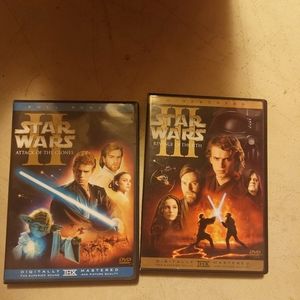 2 star wars DVD movies